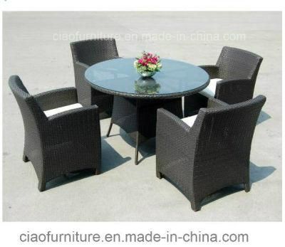 Patio Dining Furniture Rattan Table and Chair (CZ-8014)