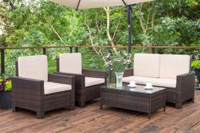 Leisure Design Garden Sets Outdoor Rattan Furniture Table and Chair Set