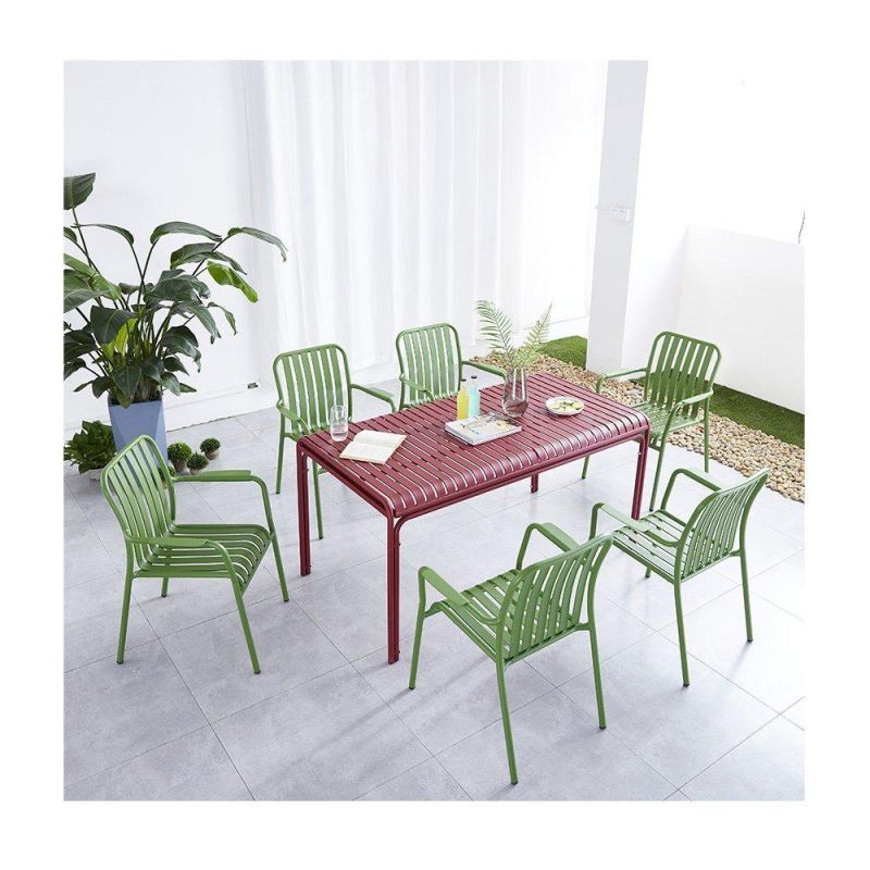 Wholesale Aluminum Outdoor Modern Side Table Europe Anti Rusty Outdoor Table
