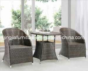 Rattan Balcony Patio Wicker Weaving Dining Bistro Furniture (JJ-S687)
