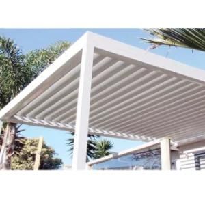 New Design Aluminum Louver Blades Outdoor Waterproof Louvered Pergola