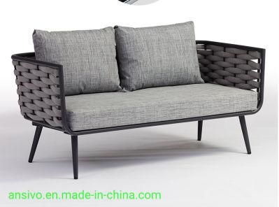 Nordic Outdoor Sofa Coffee Table Combination Villa Courtyard Rattan Table and Chair Designer Hotel Terrace Furniture Sofa Chair