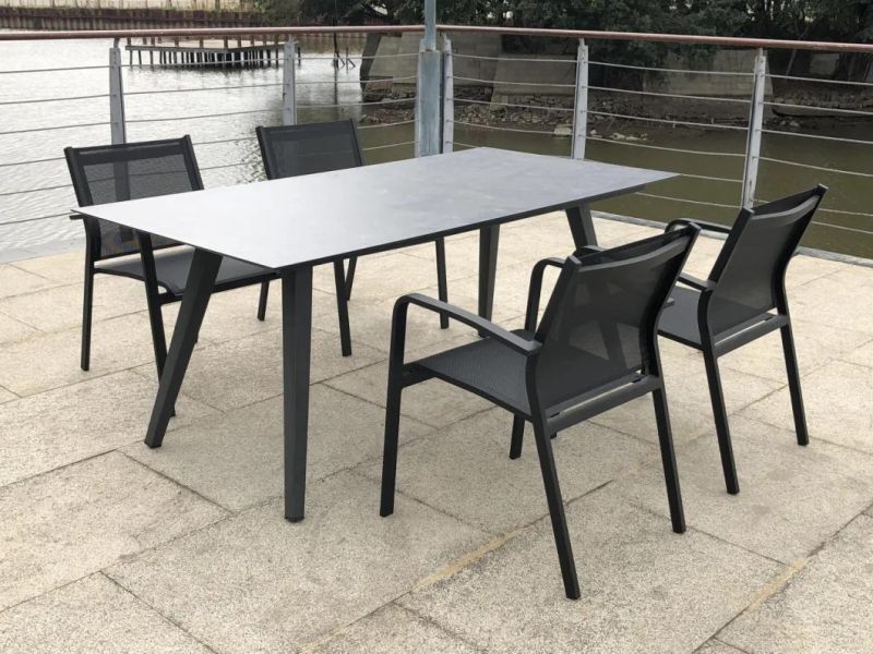 Foshan Room OEM Customized Aluminium Outdoor Set Dining Table Sets