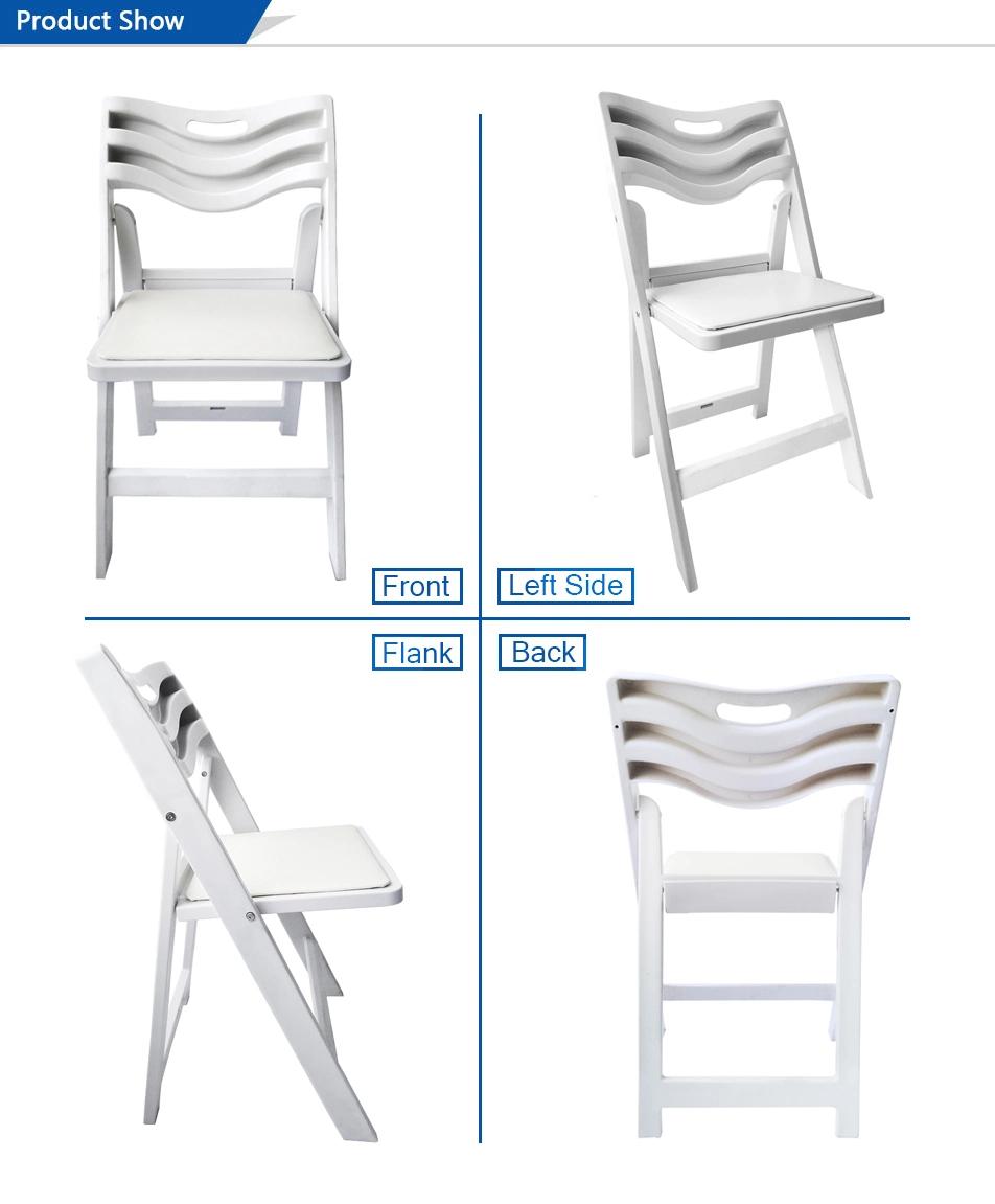 Xinyimei New Style Outdoor Wedding Party Dining Resin Folding Wimbledon Chair