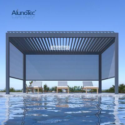 Wholesale Modern Pavilion Electric Gazebo Motorized Louvered Roof Pergolas Louver Pergola for Outdoor