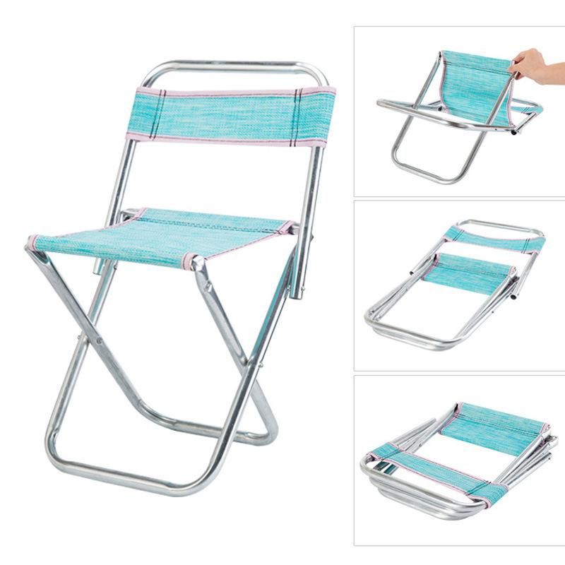 Outdoor Chairs Kids Adults Outdoor Furniture Beach Chair Ultralight Seat Fishing Stool Stainless Steel portable Picnic Chair