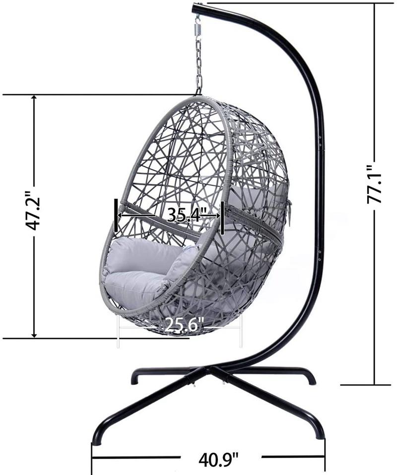Outdoor Indoor Wholesale Garden Patio Leisure Balcony Egg Hanging Hammock