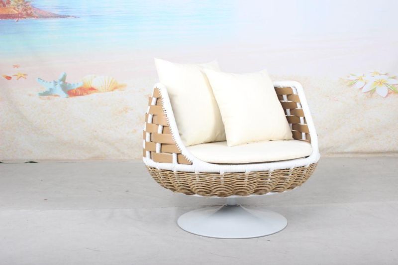 Leisure Chair Swing Chair with Stainless Steel Base Outdoor Furniture Garden Chair