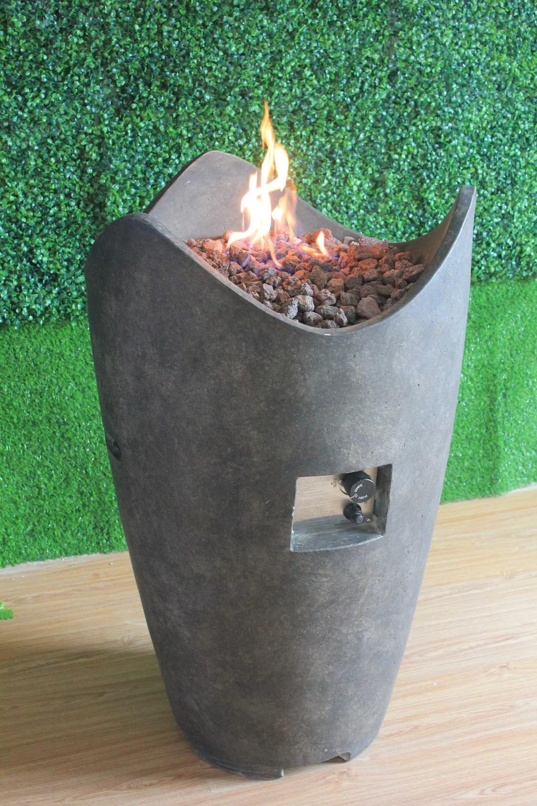 Fire Pot Vertical Fire Pit Lp Propane Priscilla Fire Column