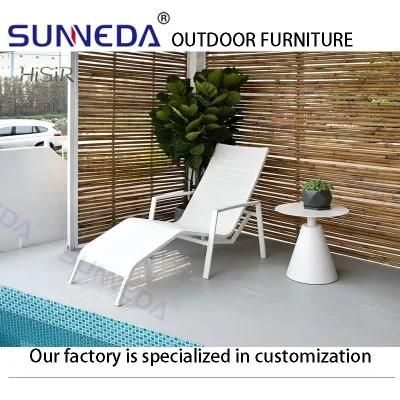 Outdoor Chair Aluminum Frame Sun Lounger Furniture