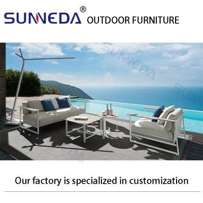 New Design China Style Durable Aluminium Soft Modern Furniture Set