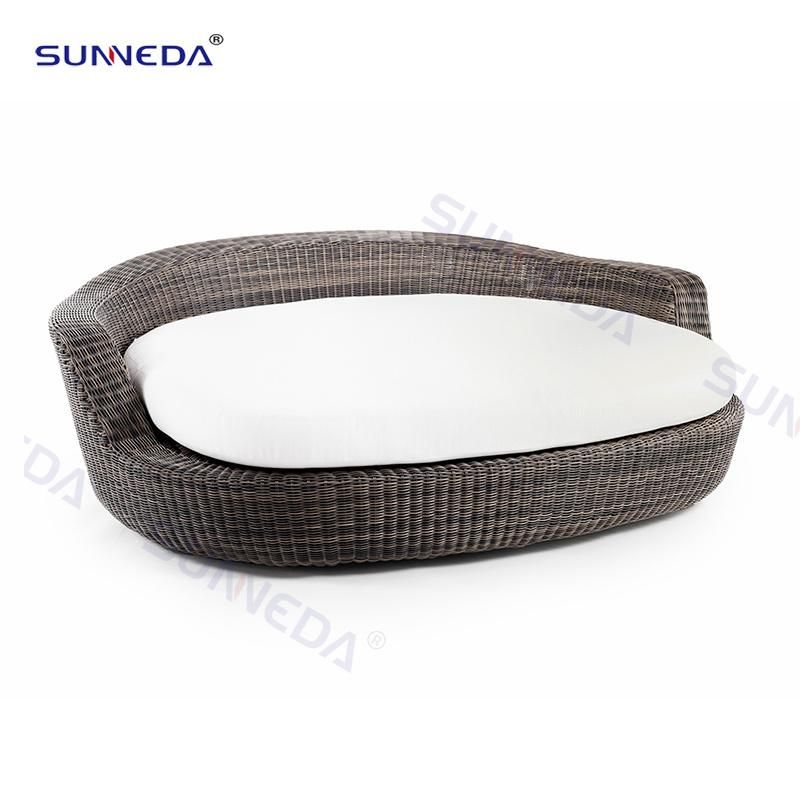Leisure Rattan Aluminum Lounge Outdoor Garden Chaise Furniture