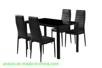 Dining Table and Chair Rectangular Furniture Combination