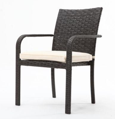 Factory Price High Quality Rattan Dining Chair for Bar with Seat Cushion
