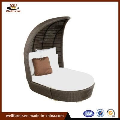 2018 Well Furnir Rattan Outdoor Furniture Daybed-Outdoor (WF070015)