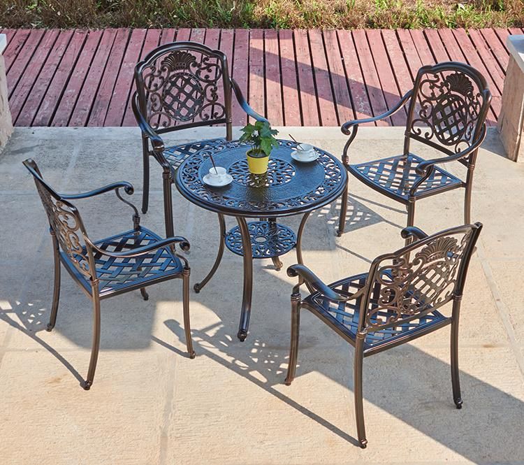 Factory Price Cast Aluminum Garden Patio Dining Set Furniture Outdoor From China