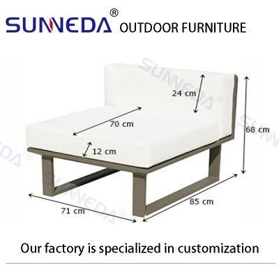Contemporary Make Inclined Style Cloth Art Combination Sofa