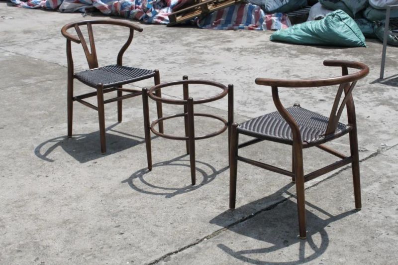 Metal Simple OEM Carton Leisure Chair Patio Table and Chairs