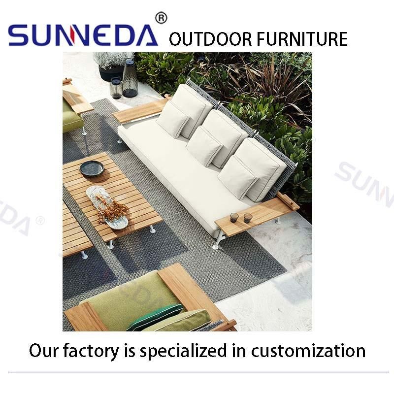 Wholesale Outdoor Garden Park Leisure Furniture Sofa Set Chair Aluminum Frame