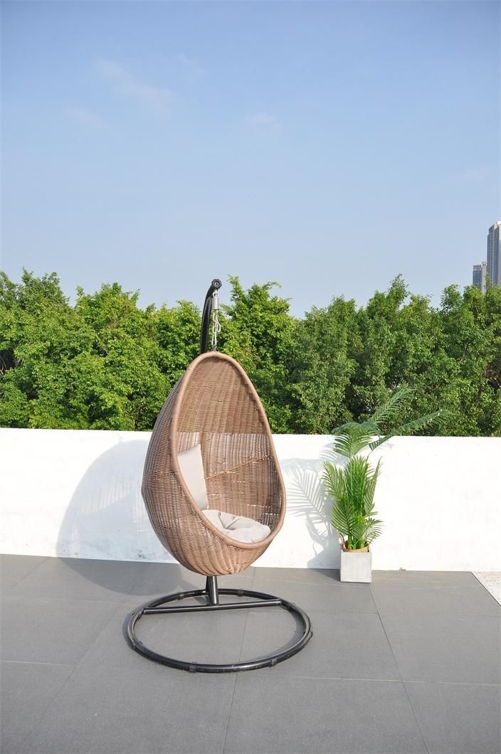 Outdoor Swing Bed Chair with Cushion Patio with Swing Chair