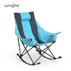 Padded Folding Chair Foldable Rocking Chair Luxury Camping Chair