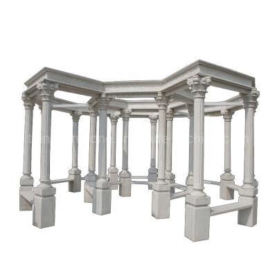 Marble Stone Pavilion Garden Outdoor Gazebo Marble Stone Gazebos