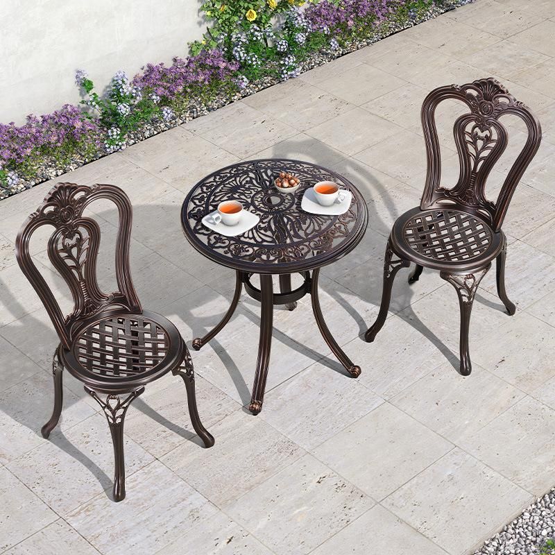 Outdoor Cast Aluminum 3 PCS Set Dining Furniture