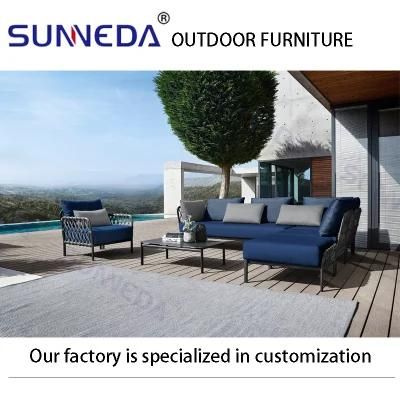 Leisure Outdoor Aluminum Tube Frame UV Full Set Upholstery Furniture