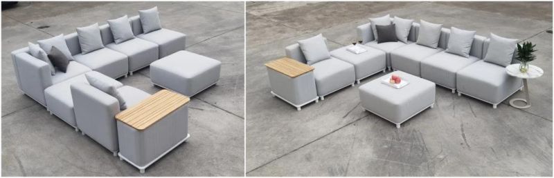High Quality Customized New Darwin Metal China Rattan Patio Sofa Set Furniture
