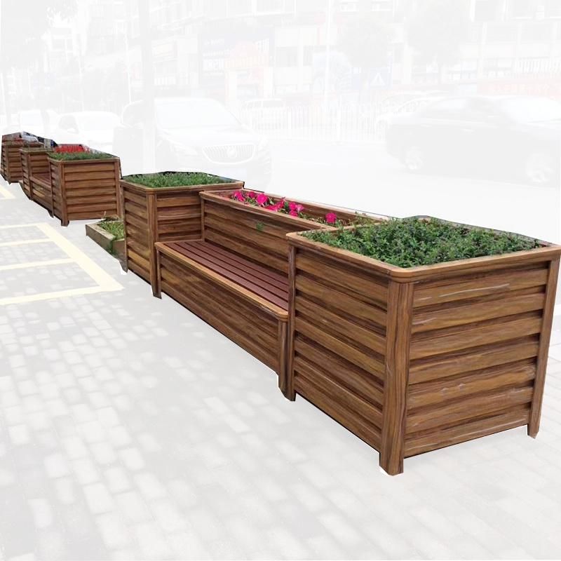 Weather-Resistant Metal Planters Box Garden Bed Stainless Steel