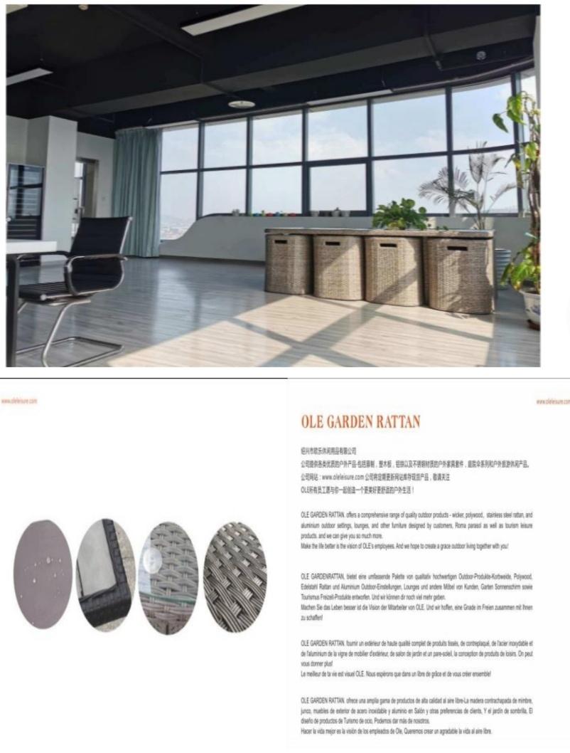 Outdoor Furniture Used on Rattan Leisure Outdoor Sofa Set