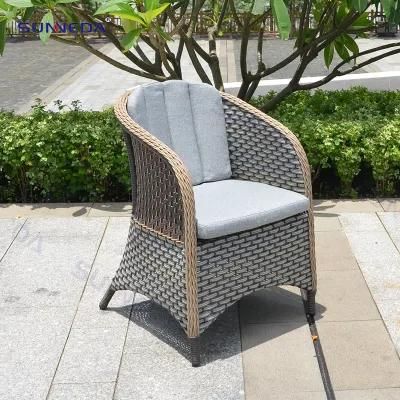 Sunneda Commercial UV Resistant Patio Furniture Outdoor Rattan Rope Garden Chair Comfortable