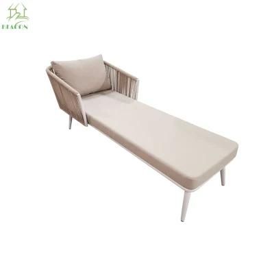 Modern Designe Rattan Furniture Outdoor Round Sun Bed Wicker Daybed