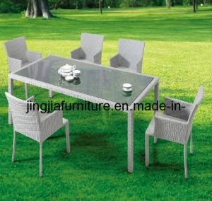 Outdoor Garden Rattan Coffee Aluminum Wicker Dining Chair (JJ-S672)
