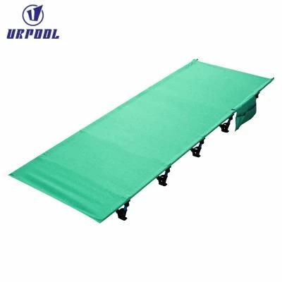 Ultralight Portable Folding Single Aluminium Alloy Metal Frame Outdoor Camping Hiking Fishing Camping Bed