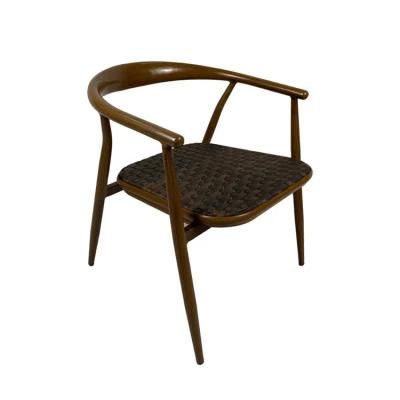 Customize Pattern Garden Synthetic Rattan Chair Waterproof All Weather Season Durable Wicker Chair