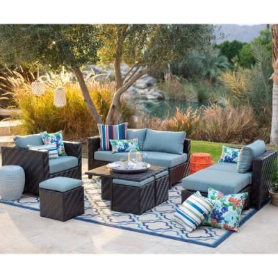 2018 Outdoor Garden All Weather Wicker Sectional Sofa Set
