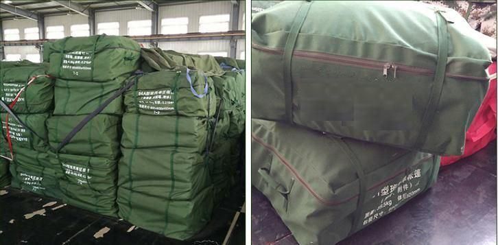 OEM Outdoor Folding Camping Bed with Powered Coated Steel Feet and Canvas Body Part