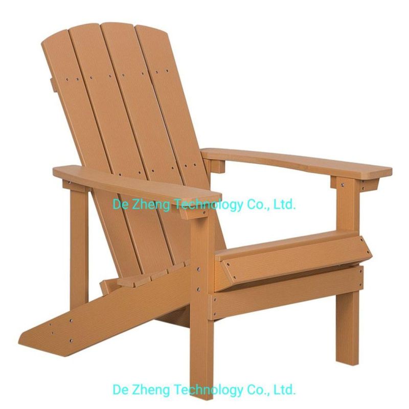 Brand New Knock Down Pack Poly Wood Plastic Wood Adirondack Chair Garden Chair for Leisure Balcony with Carton Packing