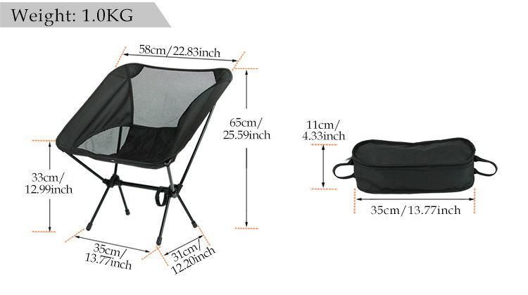 Summer Aluminum Fishing Camping Chair