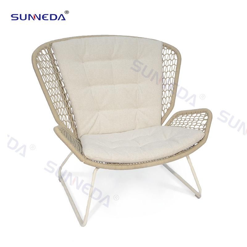 Modern Leisure Webbing Aluminum Chair Outdoor Garden Chair