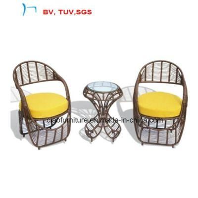 Outdoor Furniture G-12 Coffee Table and Yellow Colour Cushion Chair