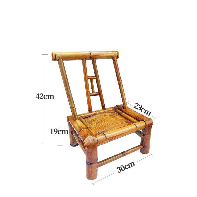 Handmade Bamboo Chair Woven Rattan Chair Bath Household Bamboo Furniture