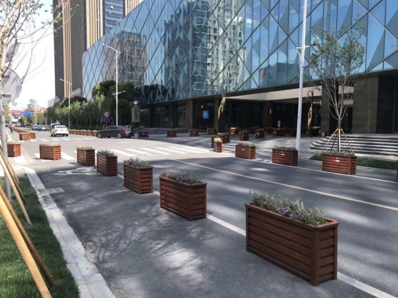 Weather-Resistant Metal Planters Box Garden Bed Stainless Steel
