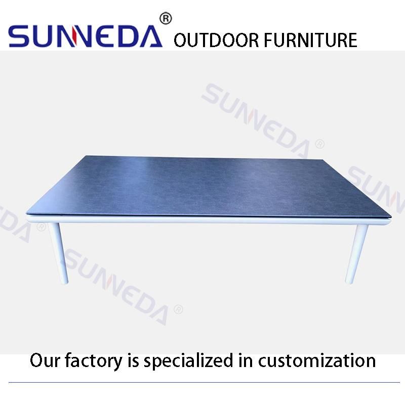 Local Custom Cheap Hard Aluminum Frame White Furniture