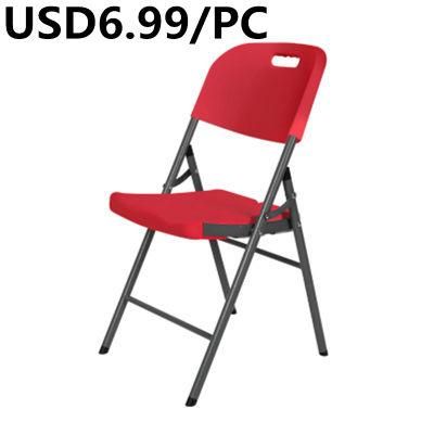 2020 Most New Style Plastic Restaurant Indoor Home Portable Folding Chair