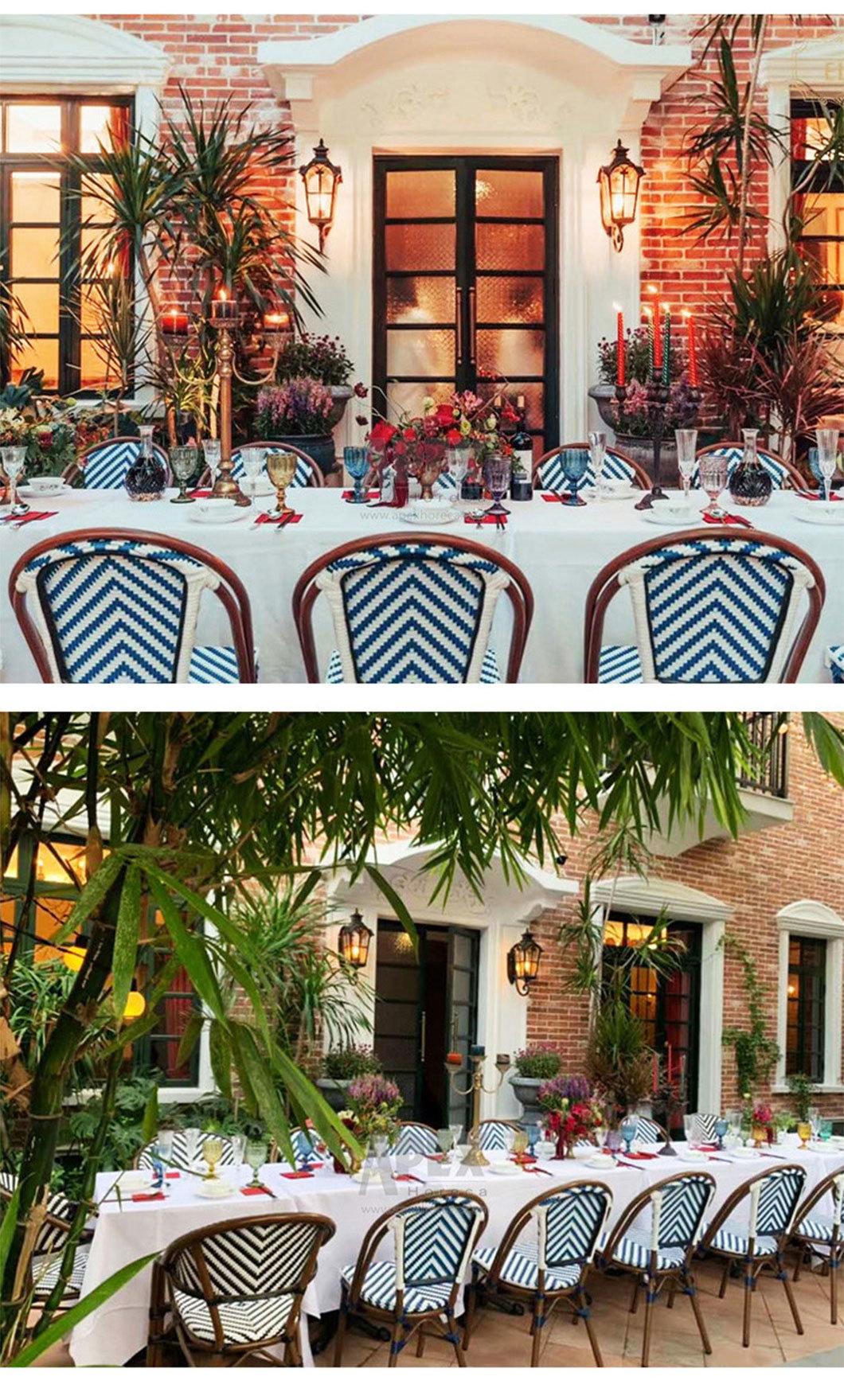 Outdoor Garden Metal French Bistro Dining Bar Stool Chair