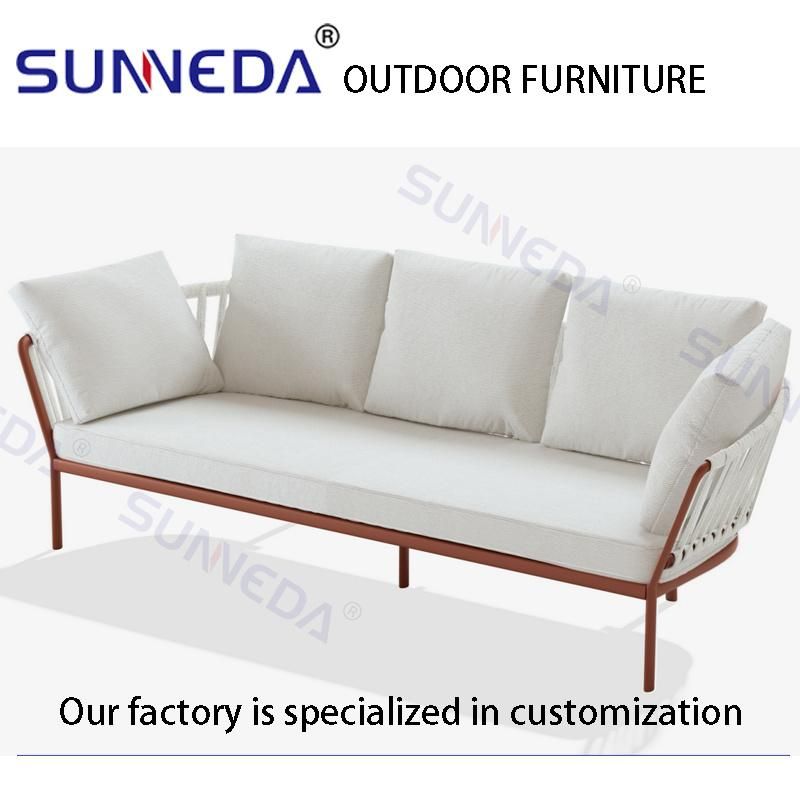 Rattan Outdoor Wicker Woven Valentine Closer Hug Hang out Loveseat