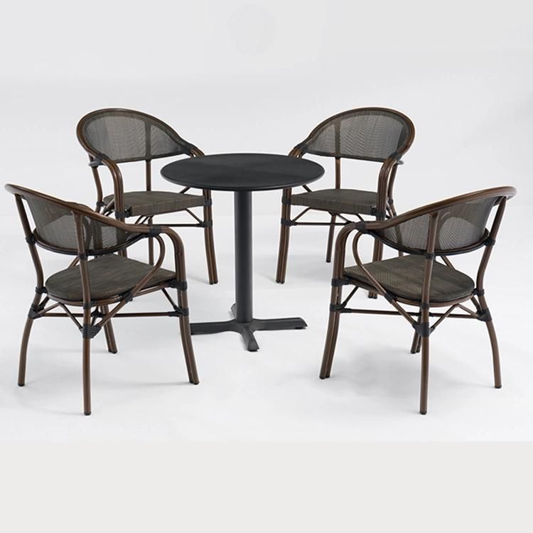 5 PCS Patio Furniture Metal Chairs and Table Sets Garden Outdoor Furniture