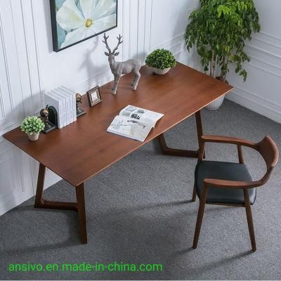 Simple Nordic Solid Wood Dining Chair American Retro Old Home Cafe Lounge Chair Backrest with Armrest